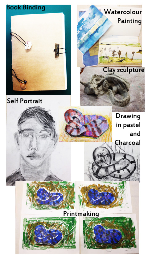 children paintings sculpture and drawings and sculpture