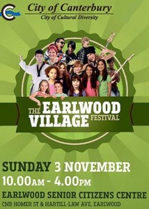 Earlwood Village festival flyer
