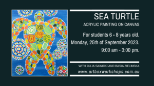 Turtle painting workshops at Art Box Workshops