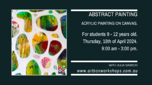 abstract painting at Art Box Workshops