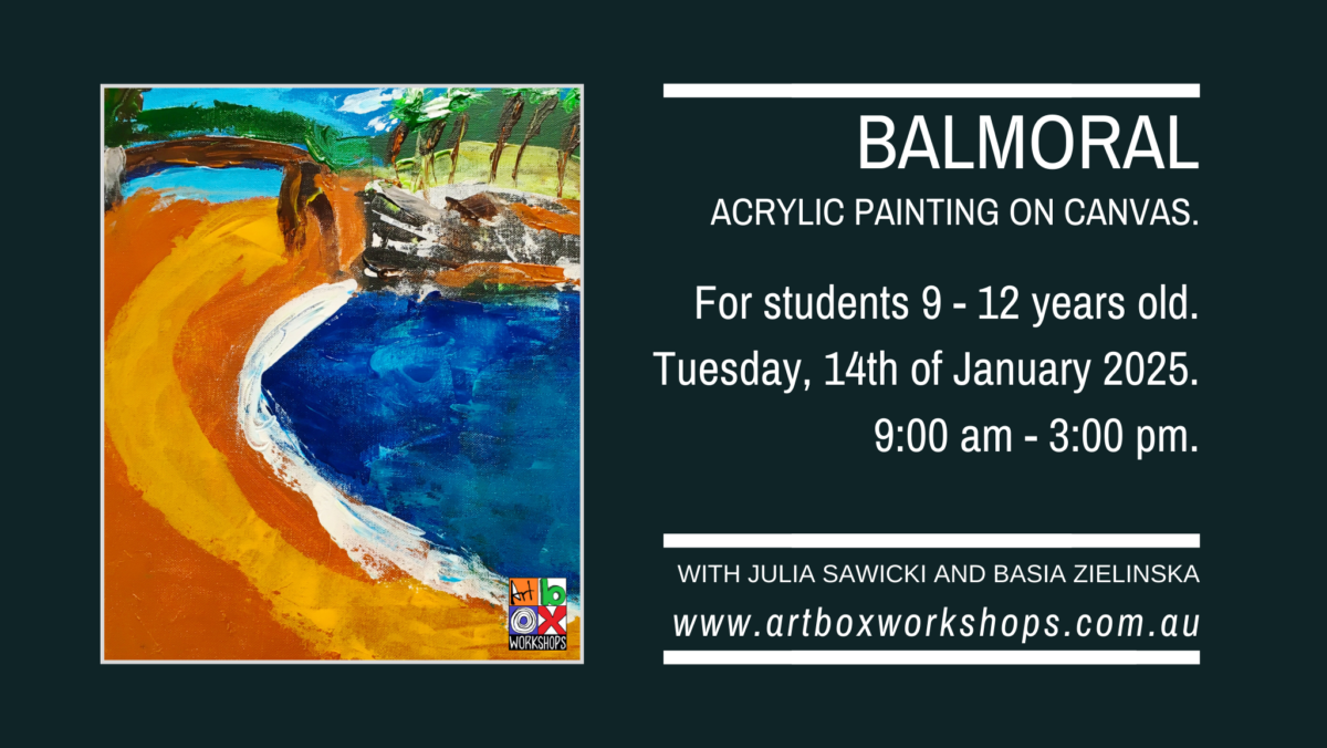 Balmoral Landscape painting created at Art Box Workshops